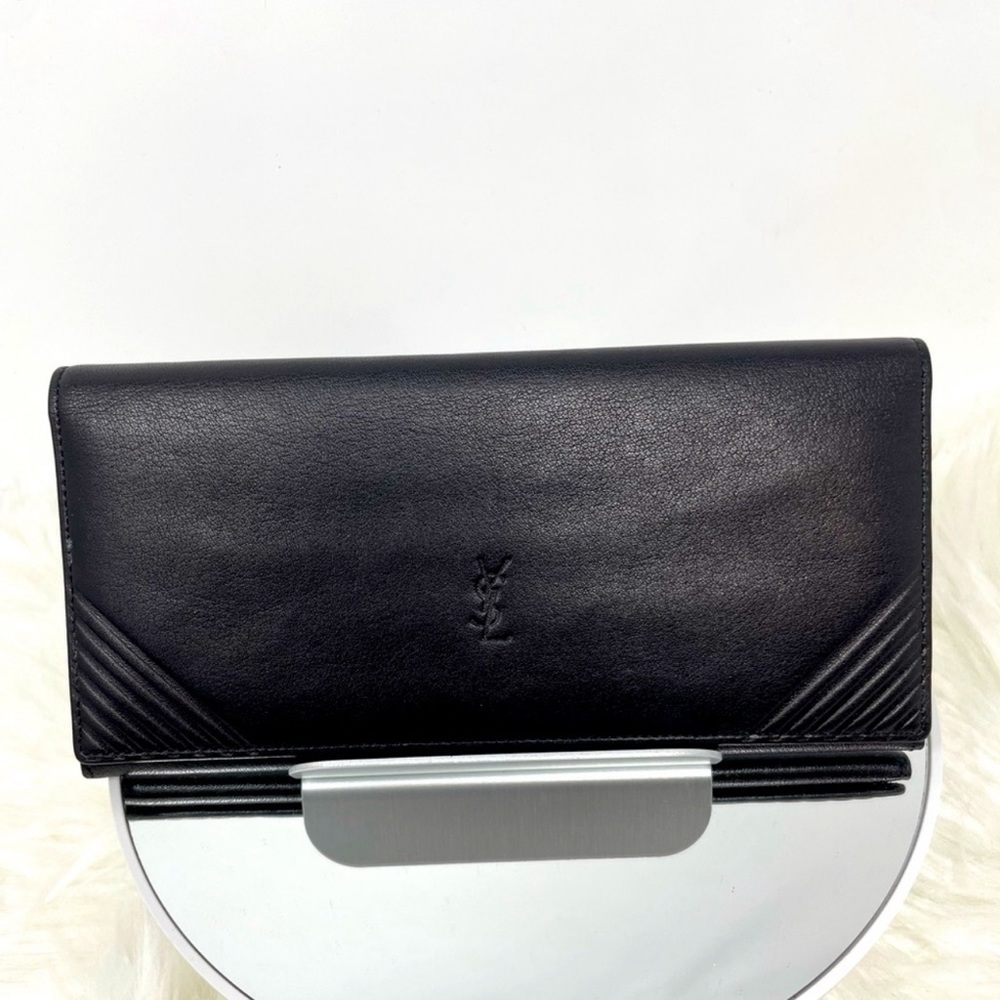 Ysl black wallet